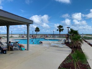 Indoor pool, outdoor pool