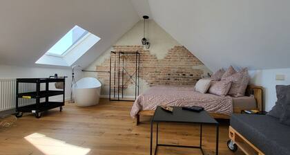 Vacation loft Otto's workshop with sauna barrel & garden