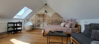 Vacation loft Otto's workshop with sauna barrel & garden