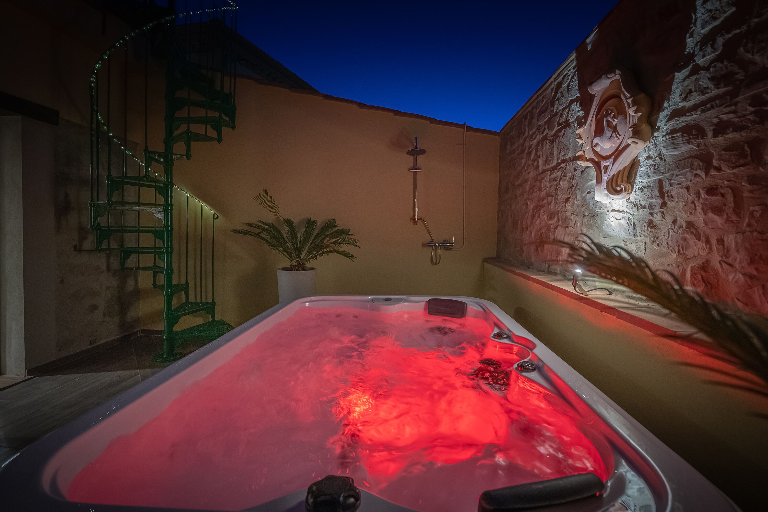 Idromassaggio all'aperto