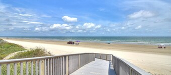 Beautiful ground floor beachfront condo at Grand Caribbean