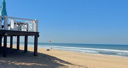Superbly Modern and Airy Two Bedroom Seaside Apartment with Balcony
