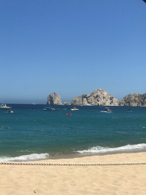Na praia 