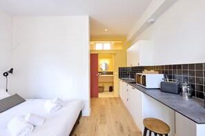 Desk, iron/ironing board, free WiFi, bed sheets
