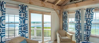 Unique oceanfront windmill with breathtaking views of Nantucket Sound.