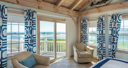 Unique oceanfront windmill with breathtaking views of Nantucket Sound.