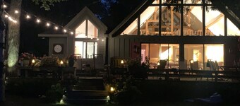 Large beautiful lake front house on Silver Lake MI