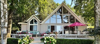 Large beautiful lake front house on Silver Lake MI