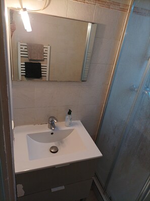 Shower - Superb air-conditioned apartment  (Nice)