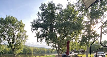 All aboard! Riverfront FJ&G Caboose