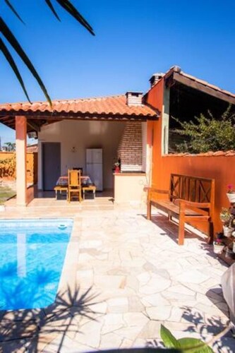 Beach house with pool.