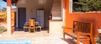 Beach house with pool.