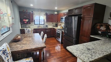 Microwave, oven, stovetop
