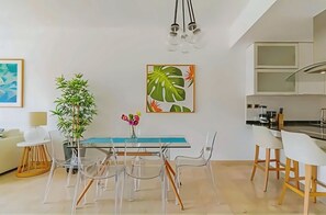 Condo, 2 Bedrooms, Smoking, Balcony | Dining room - Cana Rock Pool View Punta Cana (Punta Cana)