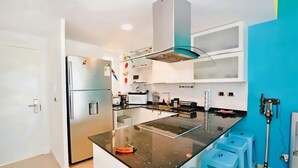 Condo, 2 Bedrooms, Smoking, Balcony | Private kitchen - Penthouse 335 Cana Rock 🎸 De Lux En Punta Cana (Punta Cana)