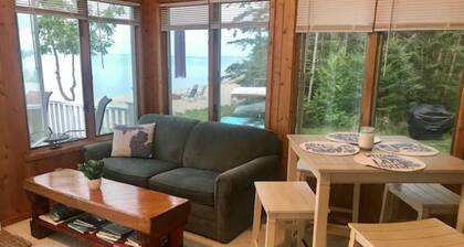 240 Feet of Private Sandy Lake Huron Beach!