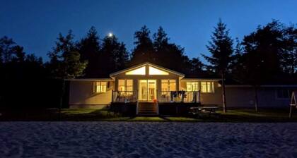 240 Feet of Private Sandy Lake Huron Beach!