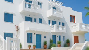 Balcony - Entire Villa Full View 3 Bedrooms 3 Bathrooms 3 Kitchens (Hersonissos)