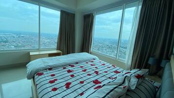 2 makuuhuonetta, ilmainen Wi-Fi, vuodevaatteet