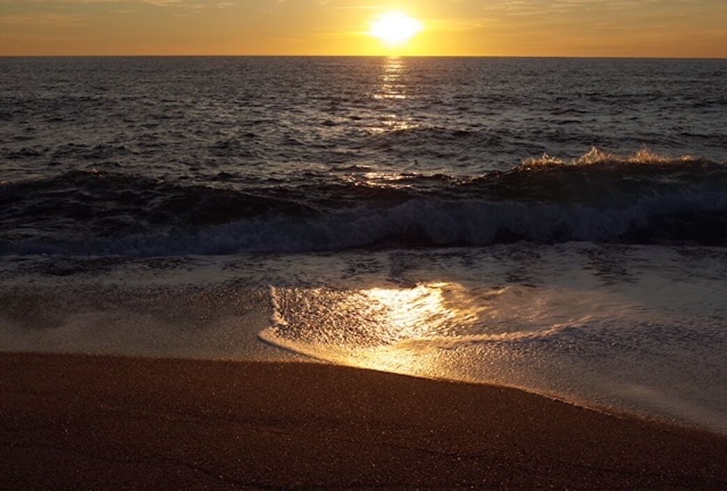 Plage, chaises longues, serviettes de plage