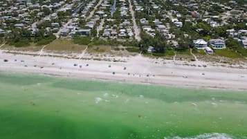 Beach nearby, sun-loungers
