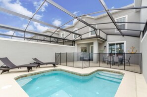 Outdoor pool - 5star Villas Close to Disney Orlando Townhome 2849 (Davenport)