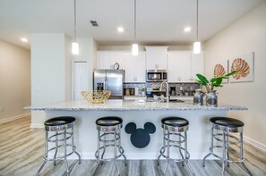Microwave, oven, stovetop, dishwasher - 5star Villas Close to Disney Orlando Townhome 2849 (Davenport)