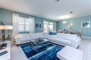 Living room - 5 Star Villa Close to Disney, Orlando Villa 1820 (Davenport)