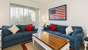Living room - 5 Star Condo on Orlandos Most Exclusive Windsor Hills Resort, Orlando Condo 4684 (Kissimmee)