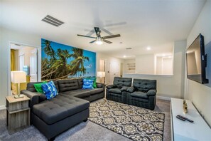 Living room - 5 Star Villa Close to Disney, Orlando Villa 2868 (Davenport)