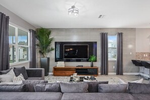 LED TV, video game console