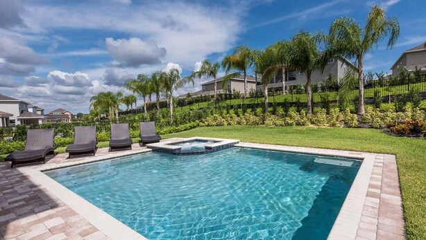 Outdoor pool - 5 Star Villa on Encore Resort With Large Private Pool, Orlando Villa 5432 (Kissimmee)