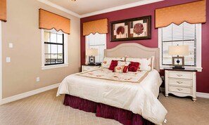 4 bedrooms, laptop workspace, WiFi, bed sheets