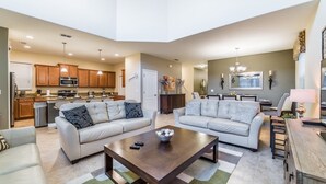 Living room - 5 Star Villa on Paradise Palms Resort, Orlando Villa 4803 (Kissimmee)
