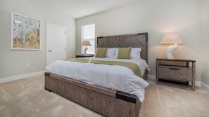 9 bedrooms, laptop workspace, iron/ironing board, bed sheets