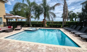 Outdoor pool - 5 Star Villa on Orlandos Most Exclusive Encore Resort at Reunion, Orlando Villa 4362 (Kissimmee)