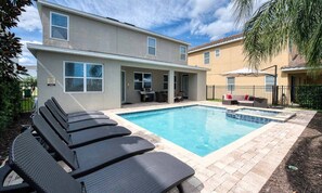 Outdoor pool - 5 Star Villa on Orlandos Most Exclusive Encore Resort at Reunion, Orlando Villa 4362 (Kissimmee)