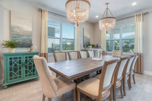 Dining - 5 Star Villa on Encore Resort at Reunion With Large Private Pool, Orlando Villa 4519 (Kissimmee)