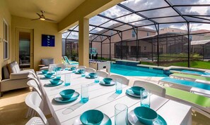 10 bedrooms, laptop workspace, WiFi, bed sheets - 5 Star Villa With Private Pool on Solterra Resort, Orlando Villa 4733 (Davenport)