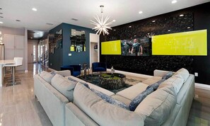 TV, foosball - 5 Star Villa With Private Pool on Solterra Resort, Orlando Villa 4733 (Davenport)