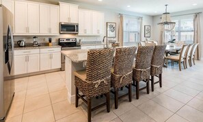 Microwave, oven, stovetop, dishwasher - 5 Star Villa With Private Pool on Encore Resort at Reunion, Orlando Villa 4442 (Kissimmee)
