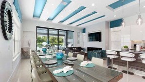 Dining - 5 Star Villa With Private Pool on Reunion Resort and Spa, Orlando Villa 4547 (Kissimmee)