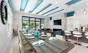 Dining - 5 Star Villa With Private Pool on Reunion Resort and Spa, Orlando Villa 4547 (Kissimmee)