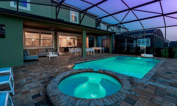 Outdoor pool - Beautiful 5 Star Villa With Private Pool on the Prestigious Solara Resort, Orlando Villa 4714 (Kissimmee)