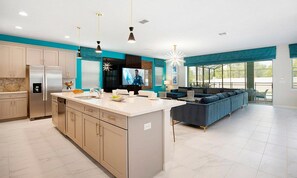 Microwave, oven, stovetop, dishwasher - Beautiful 5 Star Villa With Private Pool on the Prestigious Solara Resort, Orlando Villa 4714 (Kissimmee)