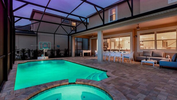 Outdoor pool - 5 Star Villa With Private Pool on Solara Resort, Orlando Villa 4717 (Kissimmee)