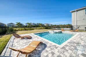 Outdoor pool - Beautiful 5 Star Villa on Encore Resort at Reunion With Private Pool, Orlando Villa 5448 (Kissimmee)