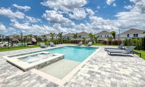 Pool - Beautiful 5 Star Villa on Encore Resort at Reunion With Large Private Pool, Orlando Villa 4462 (Kissimmee)
