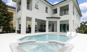 Pool - Beautiful 5 Star Villa on Reunion Resort and Spa With Large Private Pool, Orlando Villa 4758 (Kissimmee)