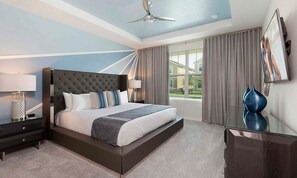 9 bedrooms, laptop workspace, bed sheets